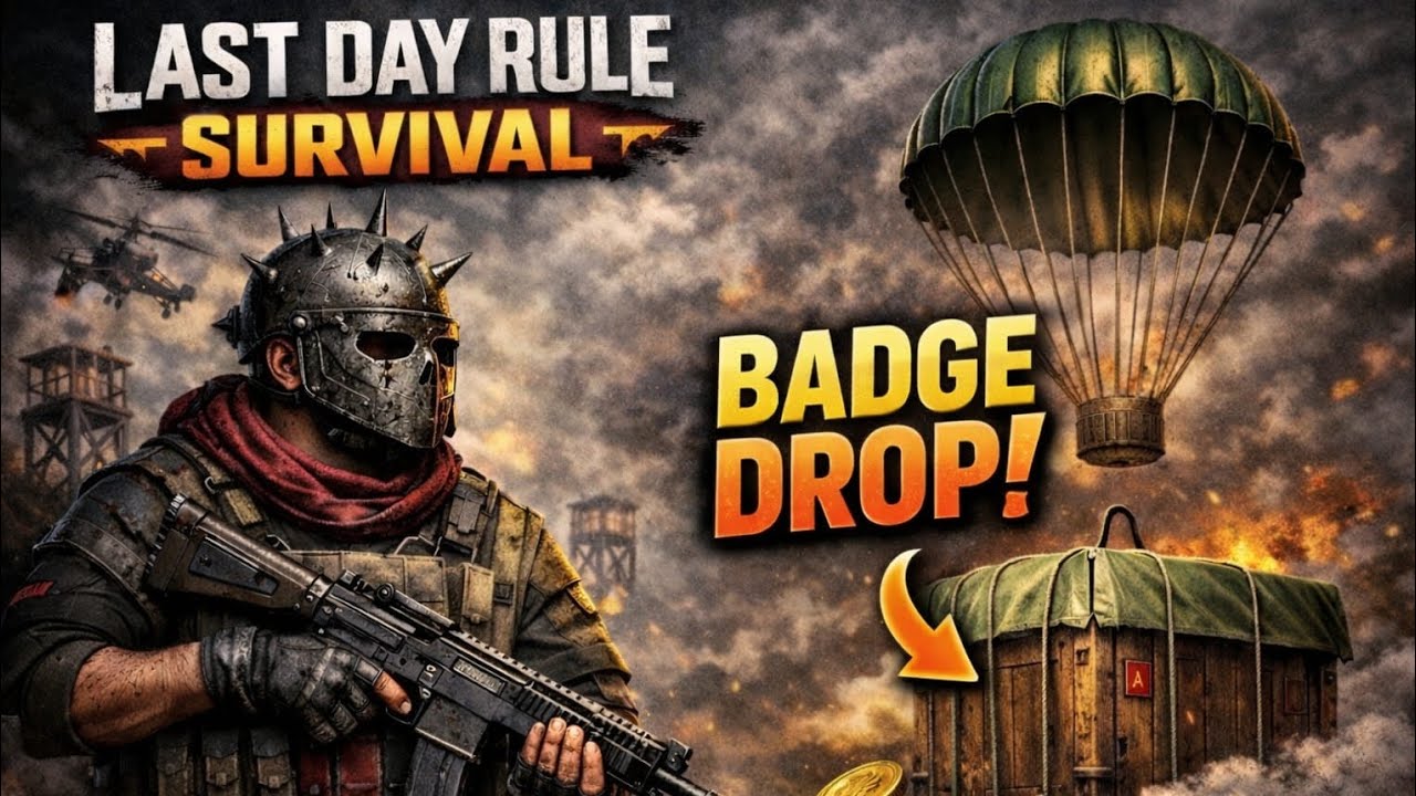 Badge Drop Finally! 😱 Loot Explosion | Last Day Rule Survival