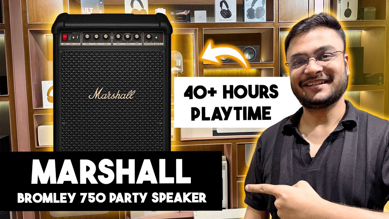 Marshall Bromley 750 Review | Best 360° Party Speaker in India | Deep Bass & Sound Test