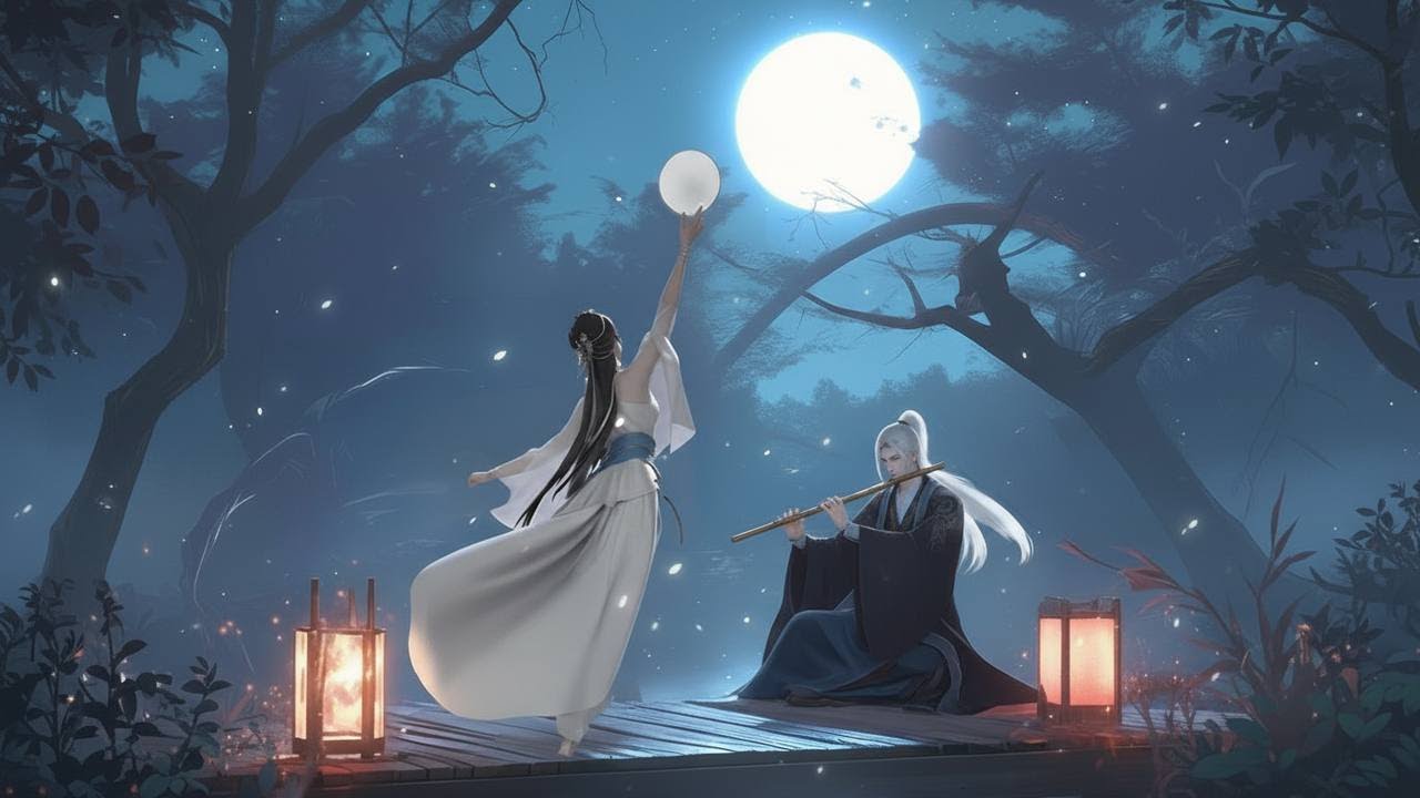 Chinese Flute x Pipa Fusion – Calm Night Breeze | Relaxing Instrumental