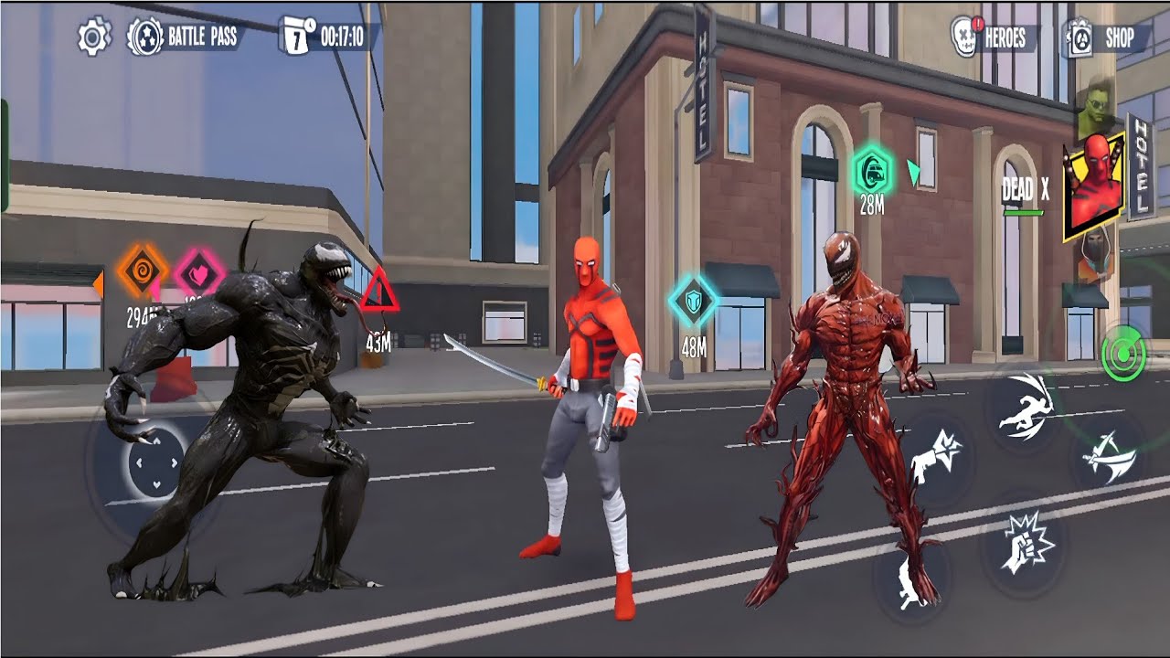 Spider Fighter 3: Dead X Shows No Mercy 💥Open City Simulator Android GamePlay #Part3