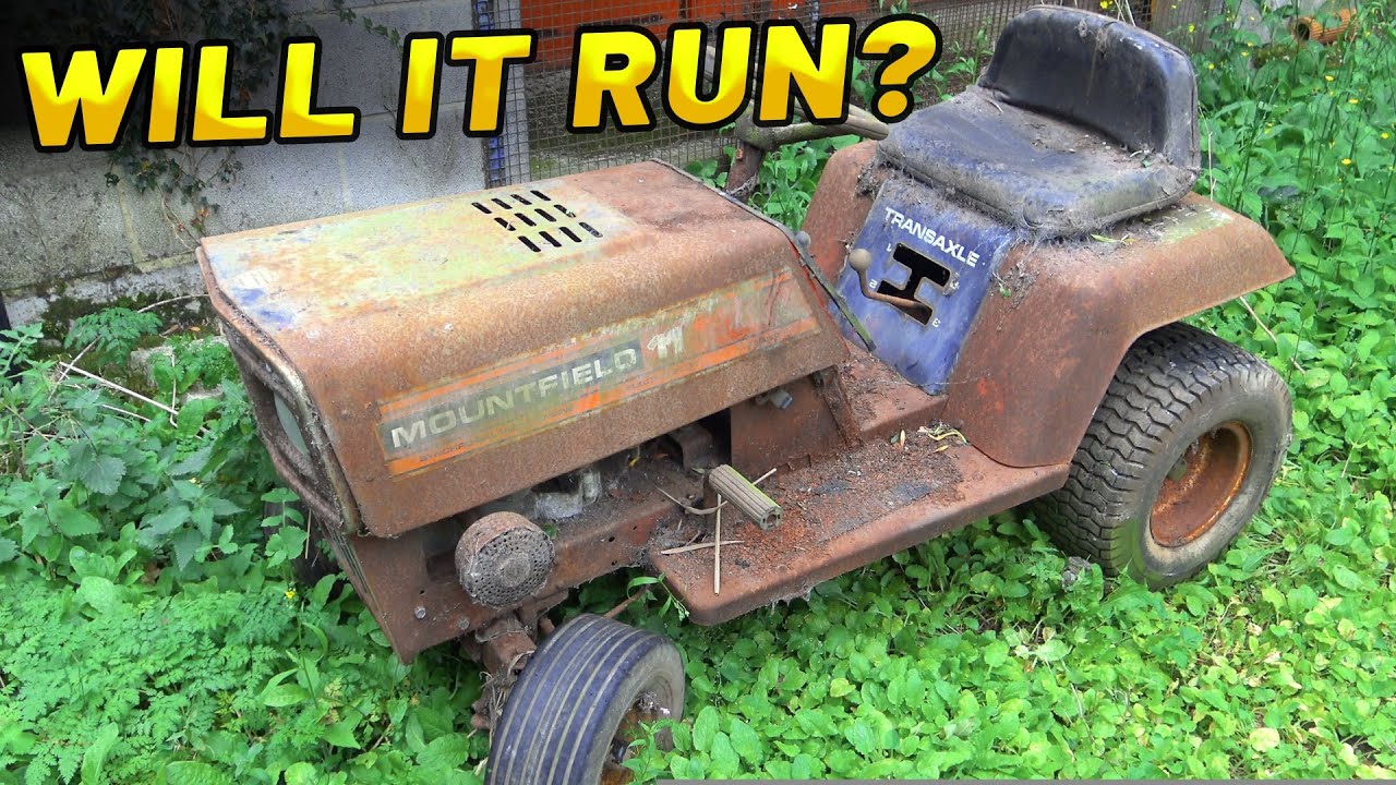 RUSTY SCRAPYARD MOWER - Will it Run?