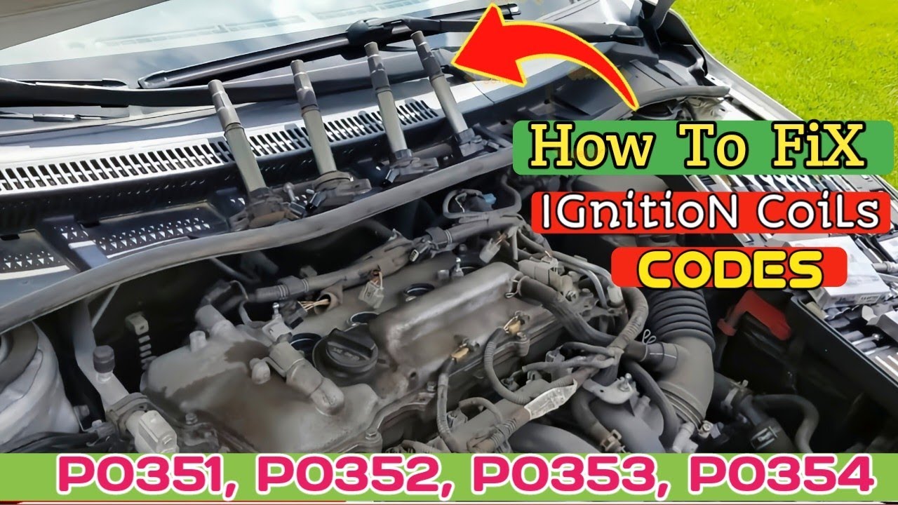 How to Test & Fix Ignition Coil Fault Codes P0351, P0352, P0353, P0354, | 2012 Toyota Corolla