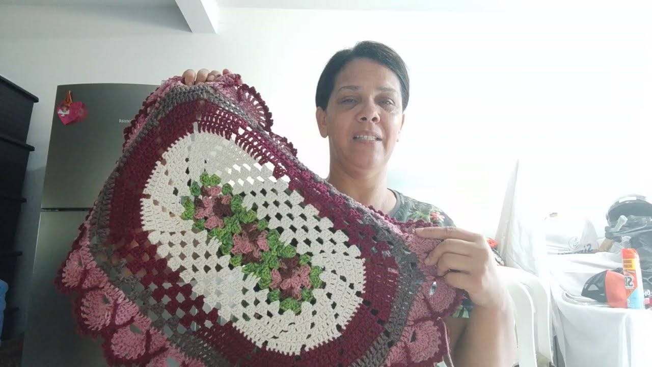 Resultado das minhas produções com as sobrinhas de barbante 
