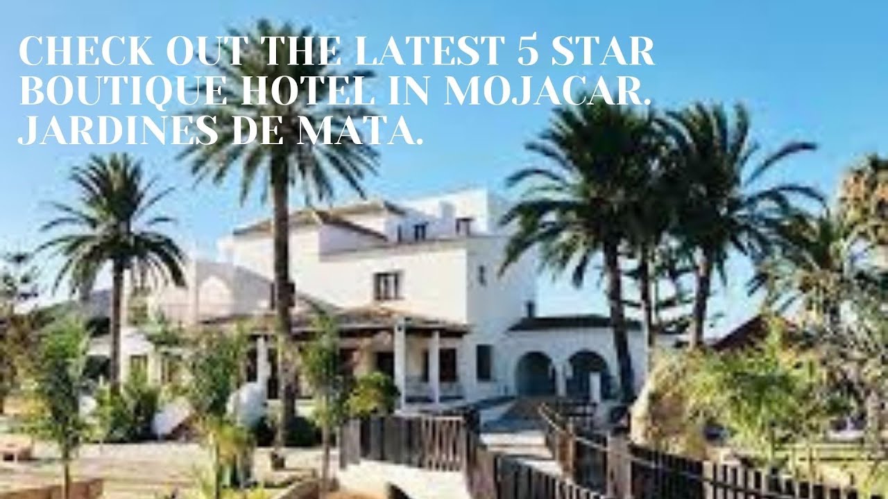 Check out Mojacar´s  latest 5 star boutique hotel Jardines de mata- the Shrub Gardens.