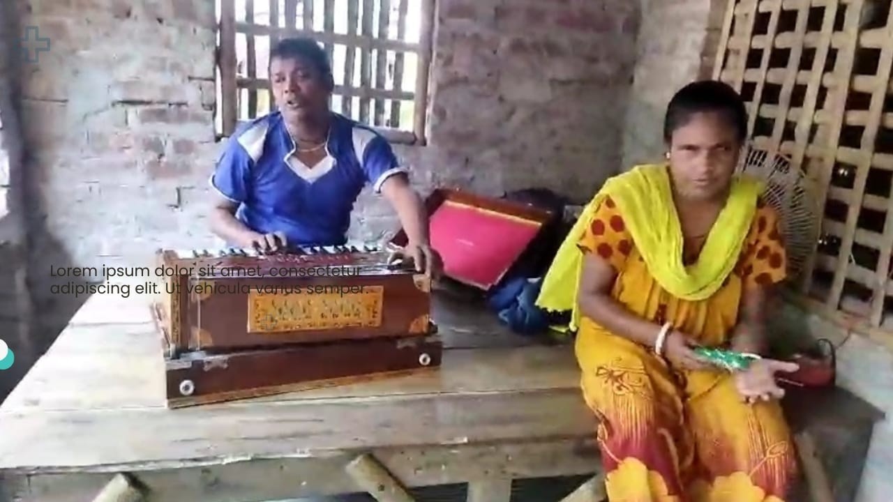 দৃষ্টি হীন দাদার গান  ll  আমি দু চোখ ভরে তোমায় দেখি  ll