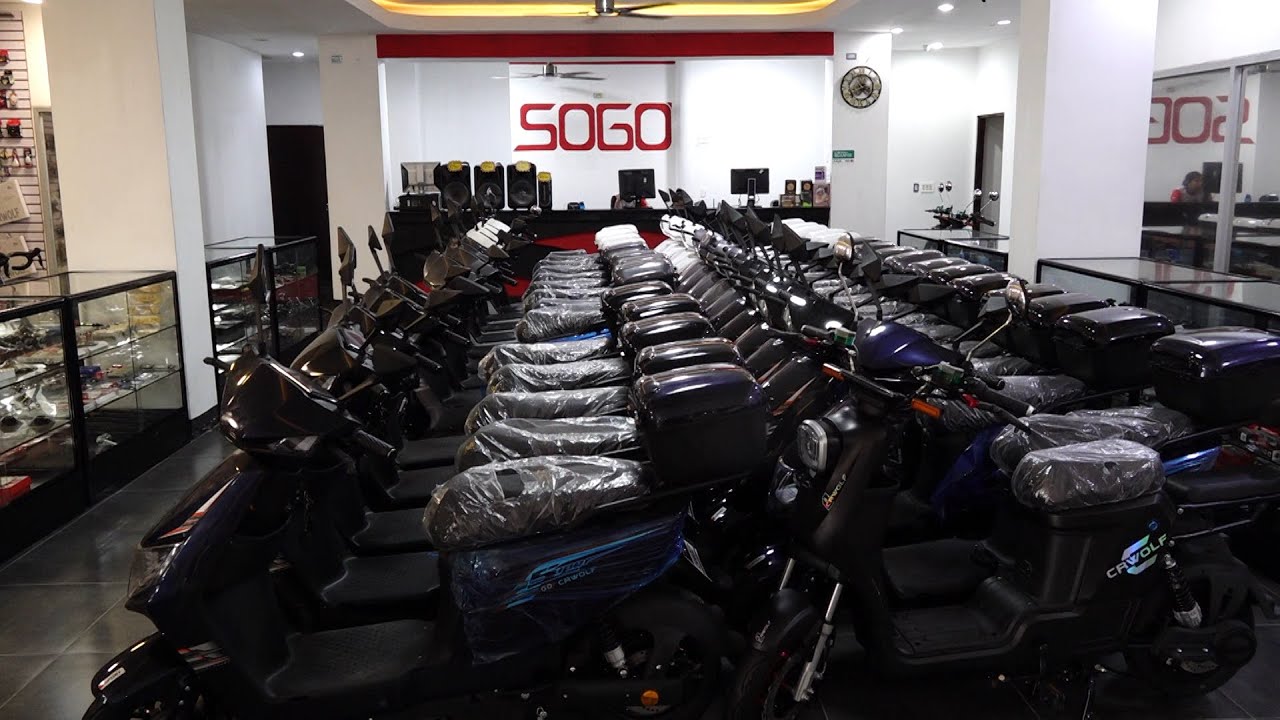 Mundo Sogo, la nueva tienda de motos eléctricas chinas en Managua