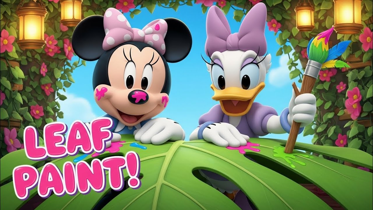 Minnie Mouse & Daisy Duck’s Jungle Art Class! 🎨 Creative Learning Cartoon for Kids