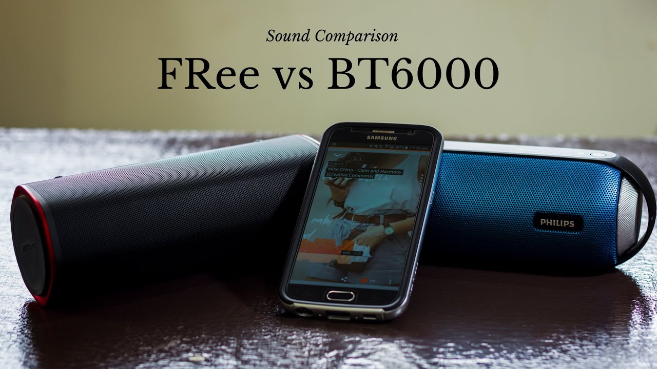 Creative Sound BLaster FRee vs Philips BT6000 - Sound Comparison