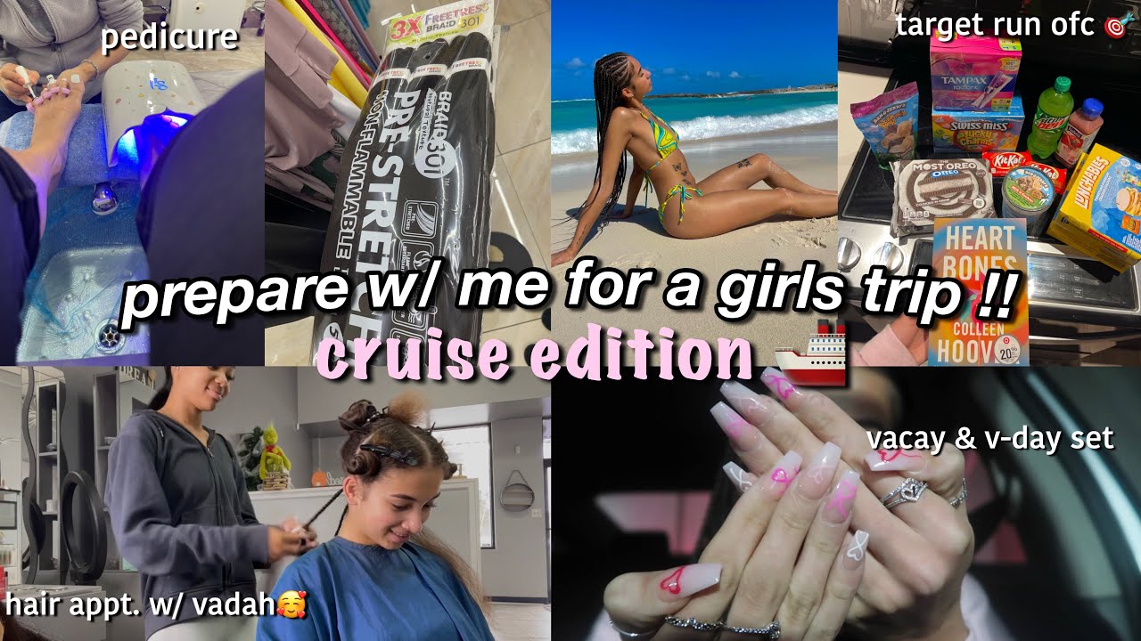 vlog: preparing for a *cruise* trip w/ the girls! 🛳🇧🇸