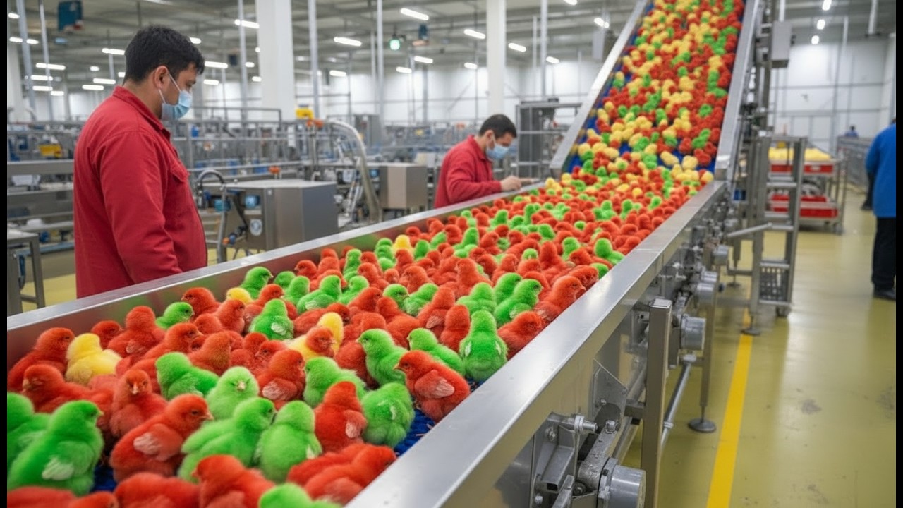 Chicken Mega Factory: Egg Incubation & Broiler Raising Process | From Hatchery to Farm