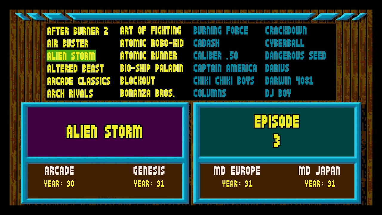 Arcade Games Vs Sega Genesis - Alien Storm