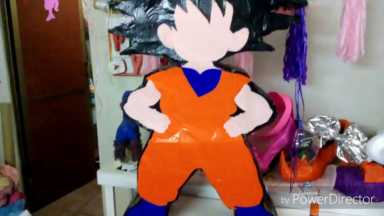 Diy como decorar una piñata de personaje entamborado goku
