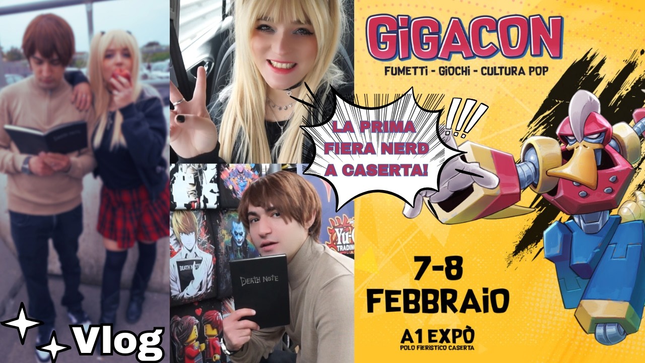SONO STATA ALLA PRIMA EDIZIONE DI GIGACON CASERTA🌸 ... (Non me l' aspettavo cosi'😍!) 🍙👾⛩️VLOG