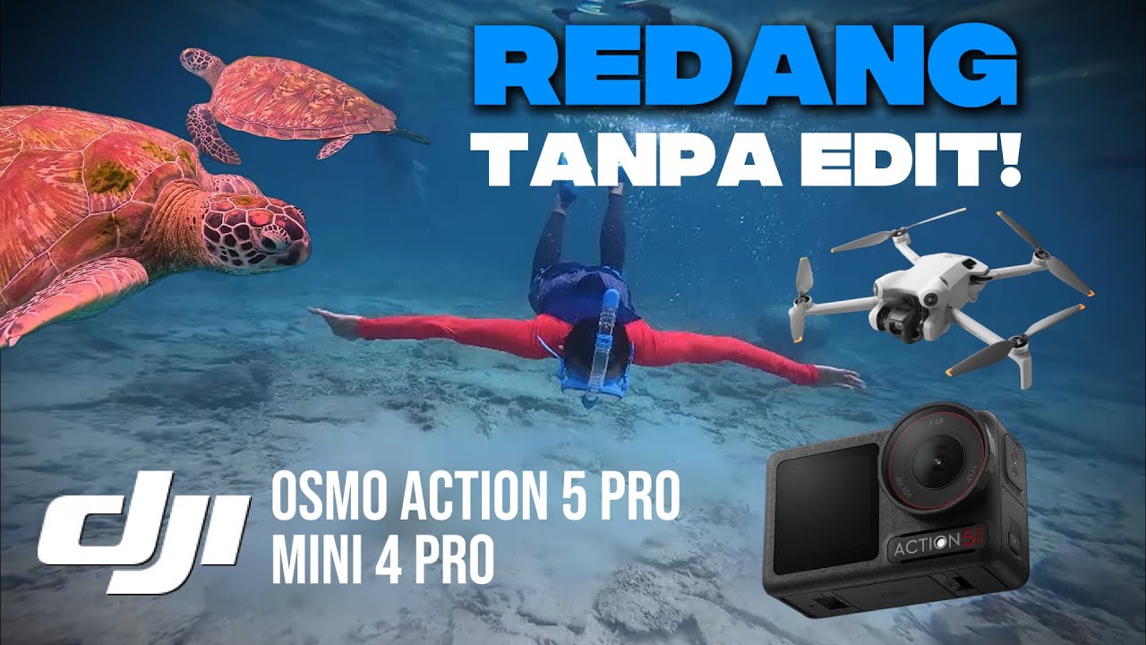 Baru Beli DJI Osmo Action 5 Pro – Terus Bawa ke Pulau Redang *TANPA EDIT!* (BM) - English CC