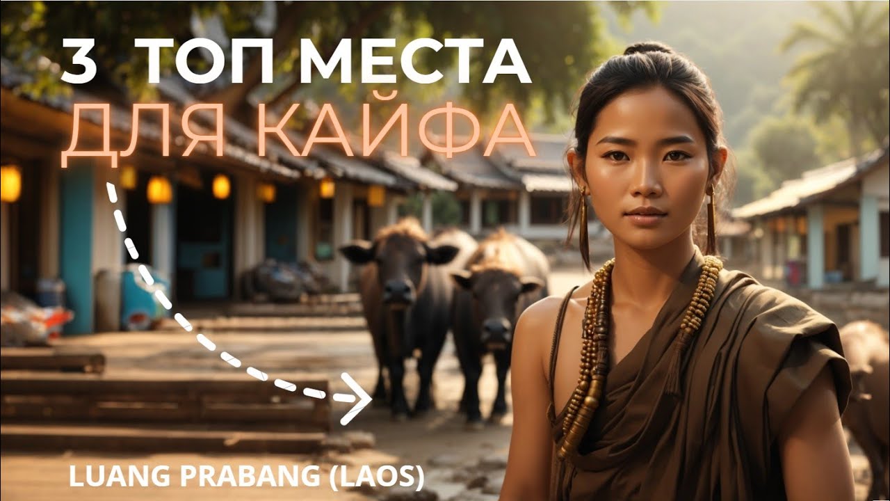 ТОП-3 места в Luang Prabang (Лаос) в 2025 для кайфа: деревня, водопад Kuang Si и буйволиная ферма!