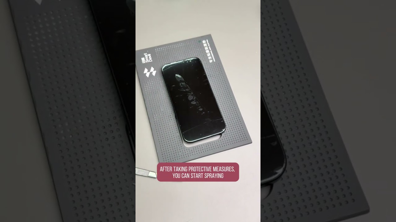 How to repair iphone housing frame ? how to paint colors ?