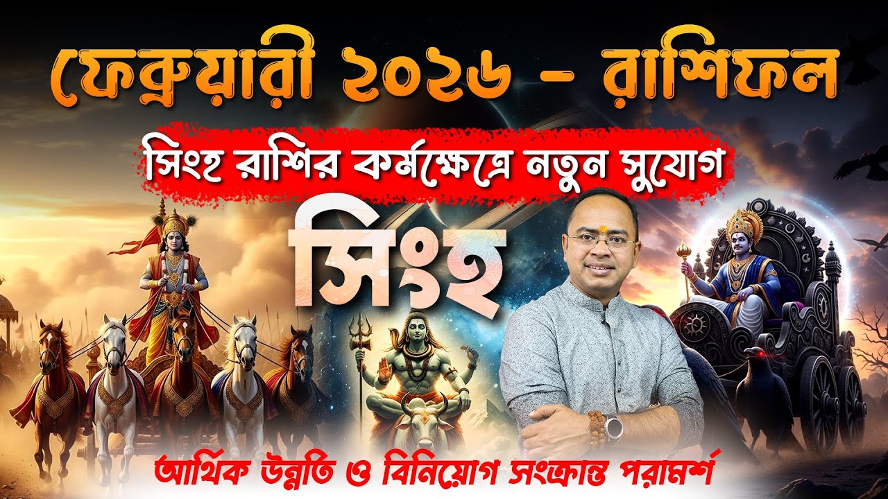 সিংহ রাশির কর্মক্ষেত্রে পদোন্নতি ও নতুন সুযোগ। Santanu Dey