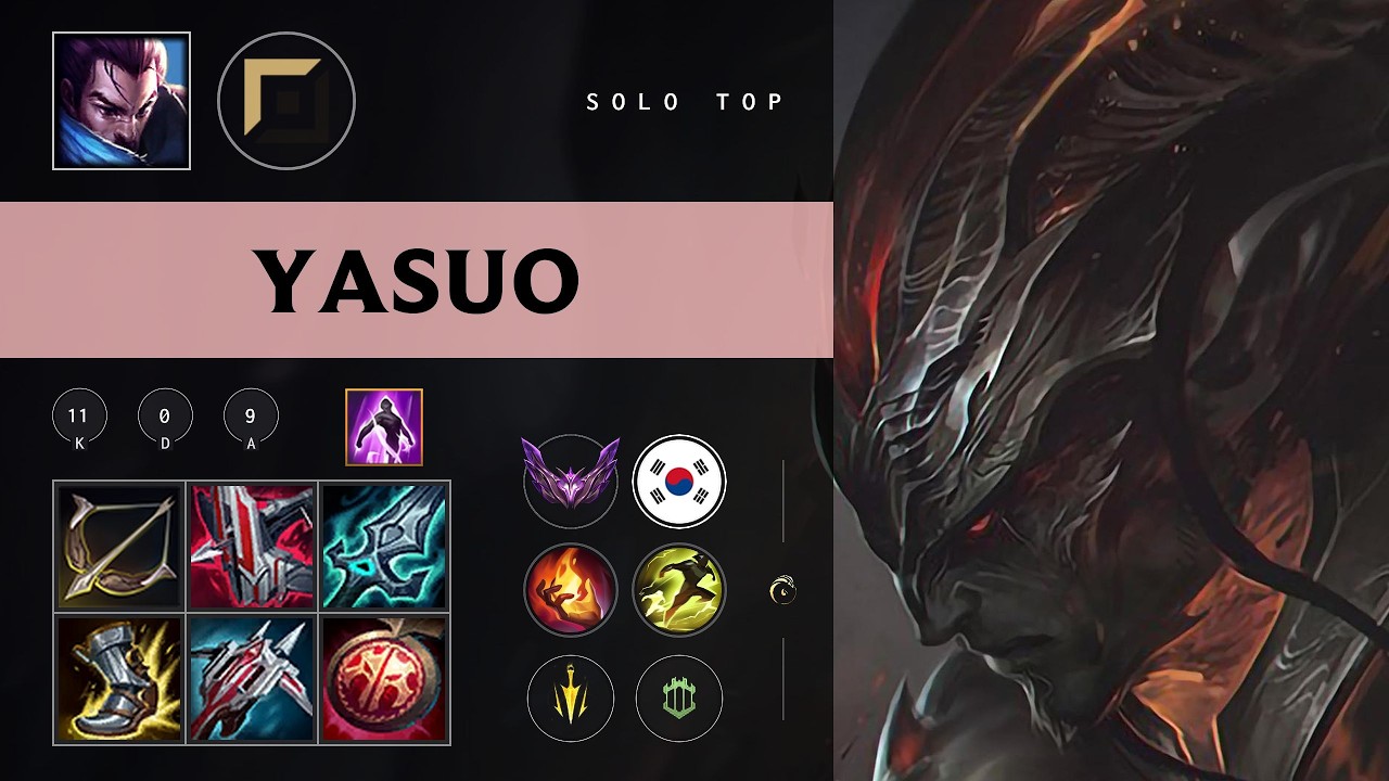 Yasuo Top vs Sion - KR Master Patch 26.10