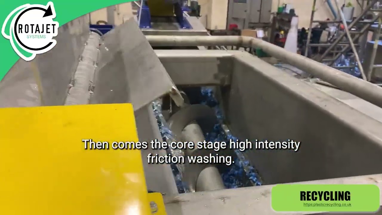 Rotajet Plastic Plant - Plastic Washing