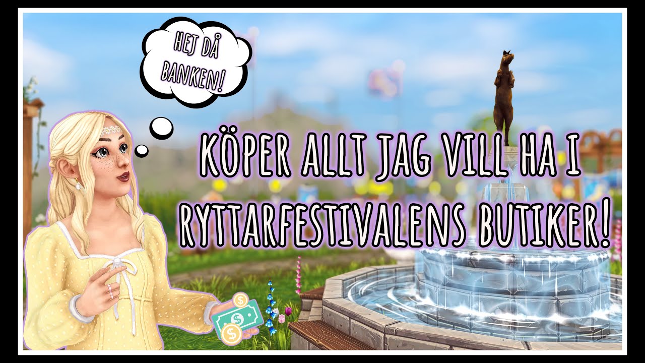 Köper allt jag vill ha i ryttarfestivalens butiker!