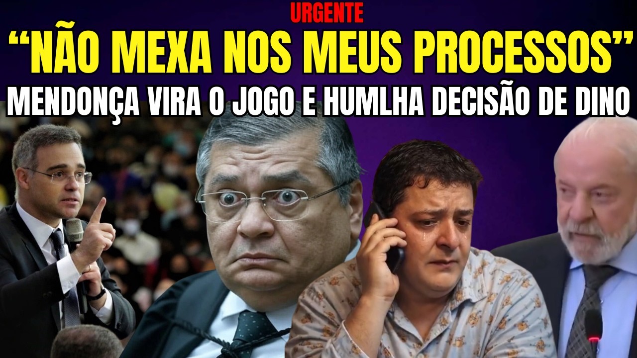 URGENTE ANDR&Eacute; MENDON&Ccedil;A J&Aacute; SABIA DA JOGADA DE DINO DESPACHA INDICADO DE LULA E MINISTRO FICA FURIOSO
