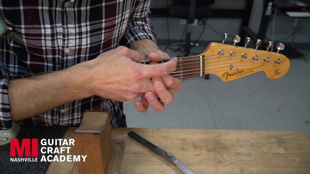 Checking the Nut Slots &ndash; Guitar Setup and Maintenance