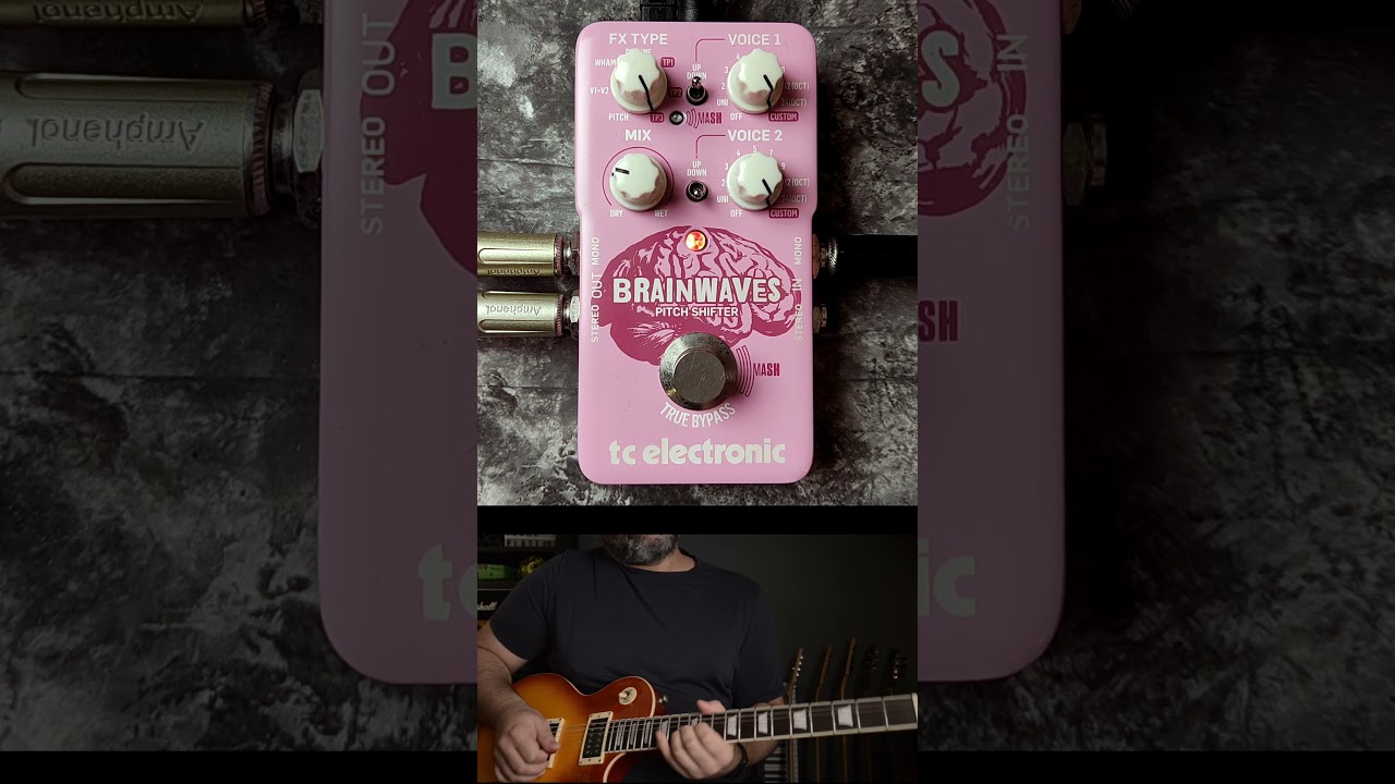 TC Electronic BRAINWAVES detuning mode | Quick Tones | #shorts (no talk)