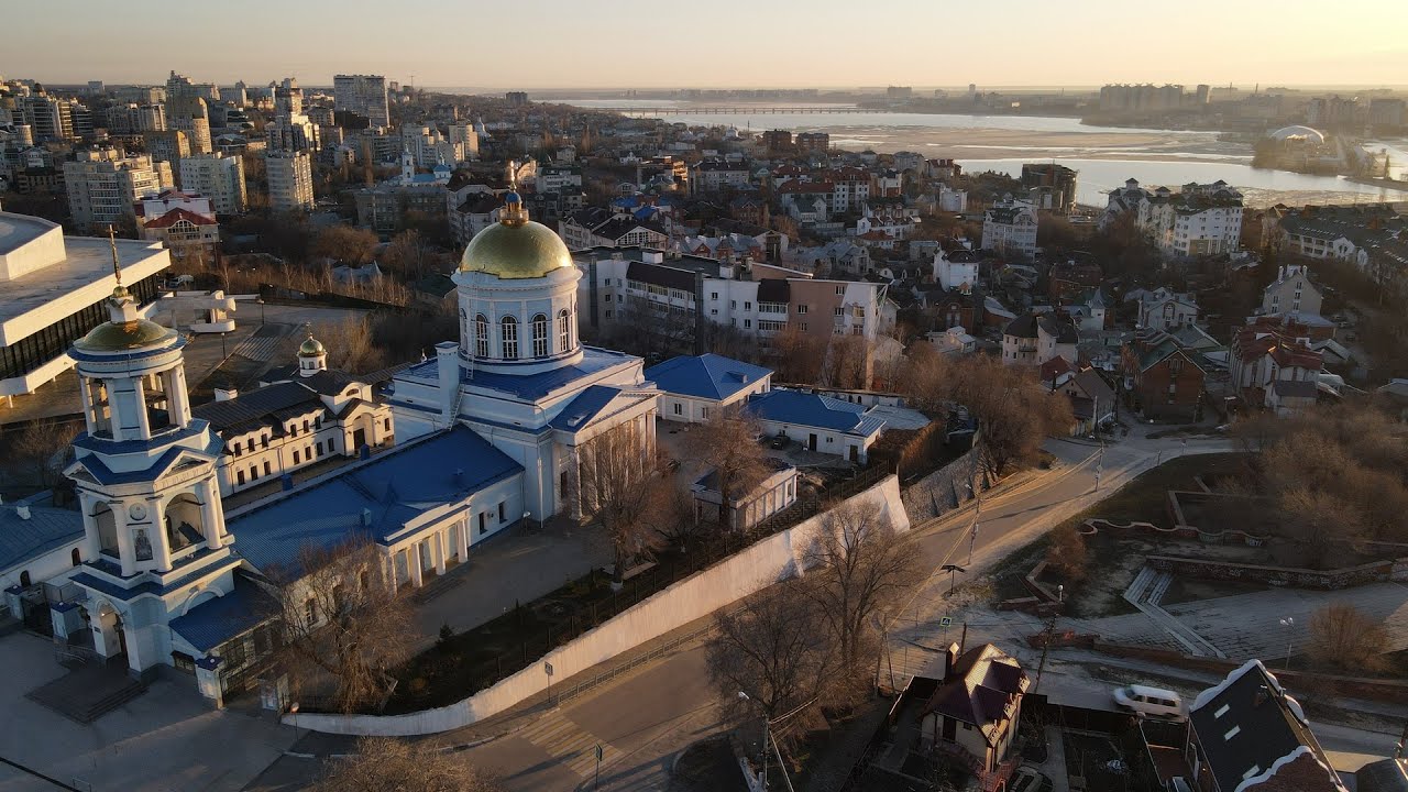 Воронеж с квадрокоптера. Центр города.