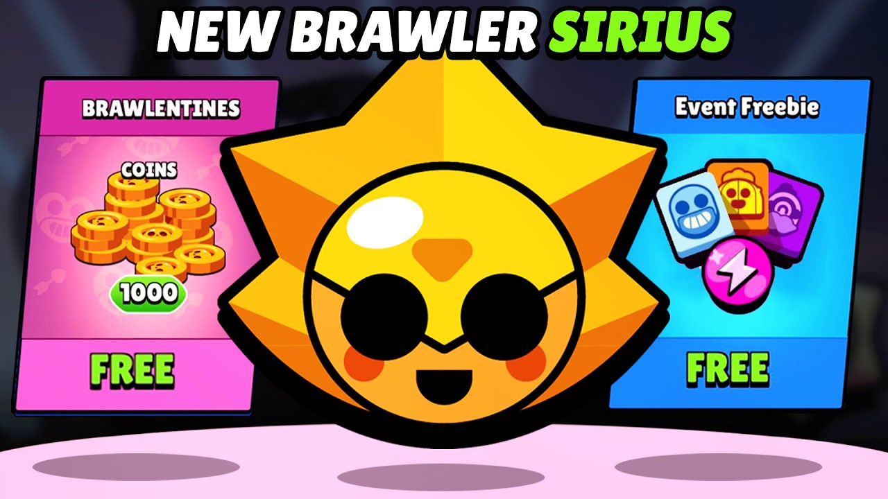 NEW 100th Brawler: SIRIUS! He Clones Brawlers?! FREE Rewards & More!