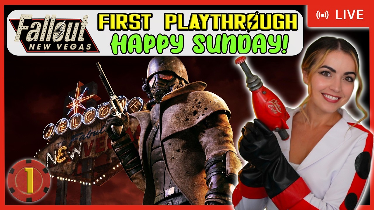 Happy Sunday! | Fallout New Vegas First Playthrough | LIVE Stream | LizXP | Part 1