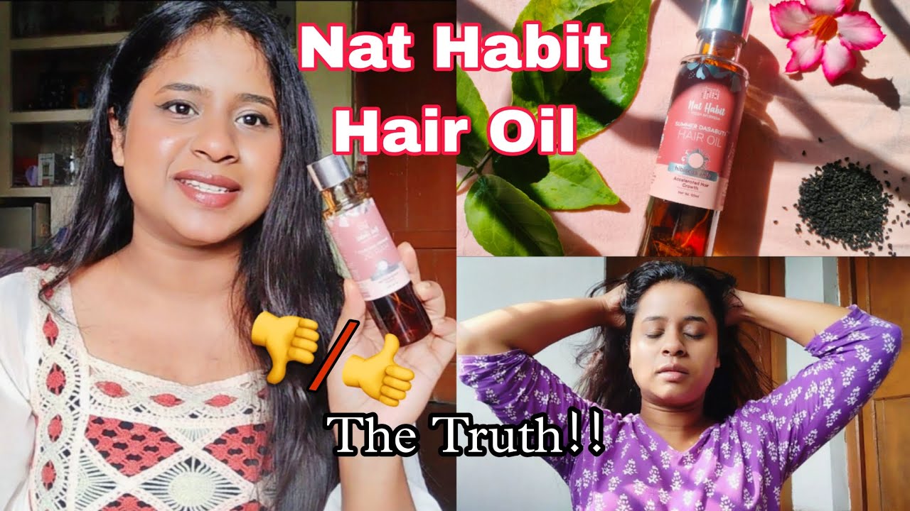 Nat Habit Hair Oil Review 💁‍♀️ কেনার আগে এই ভিডিওটা অন্তত একবার দেখে নিও | আদৌ কোনো কাজ করে ??? 🤷‍♀️