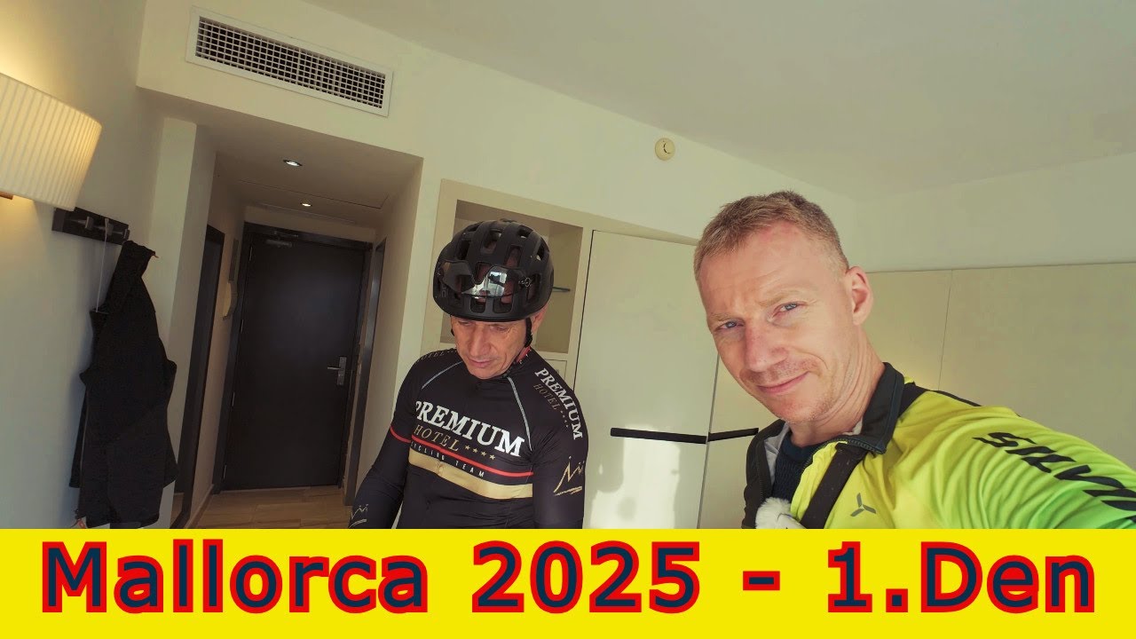 Mallorca 2025: 1.den - šlapání,hekání a kamera v plamenech!!!