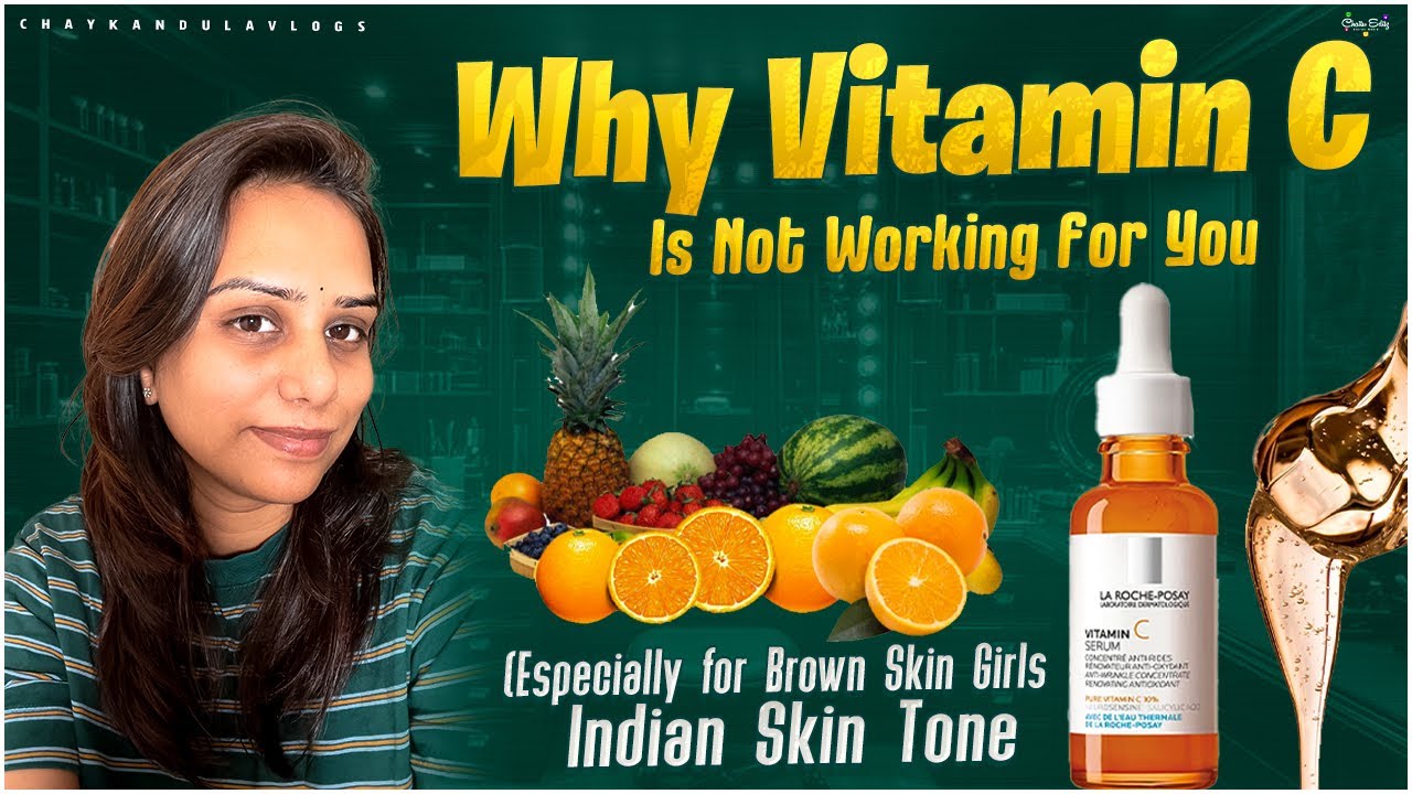 How to use Vitamin “C” properly on Brown Skin🤎 #youtubepartner #youtube #teluguvlogs #vitaminc 
