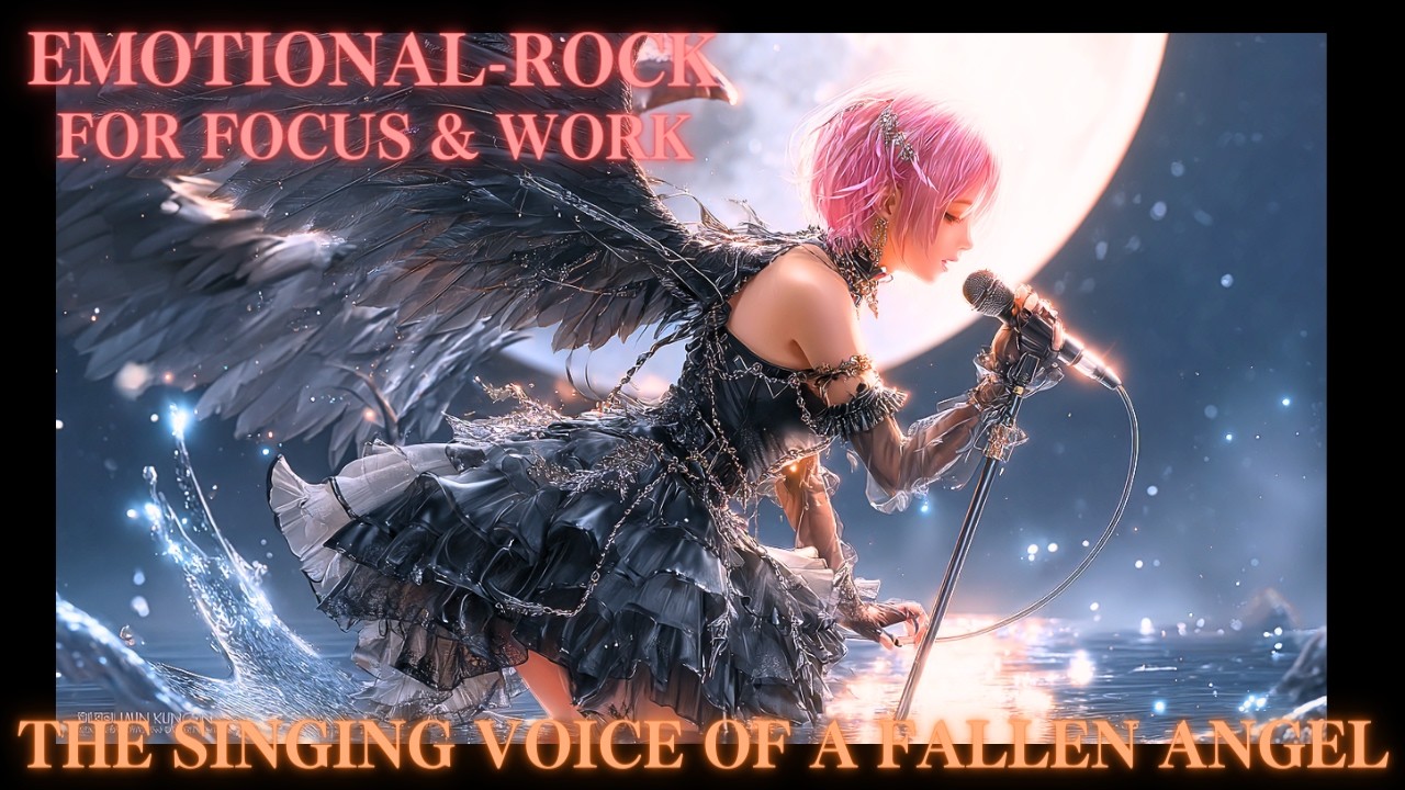 Best with Headphones-The Singing Voice of a Fallen Angel-Emotional Rock Collection for Focus & Drive