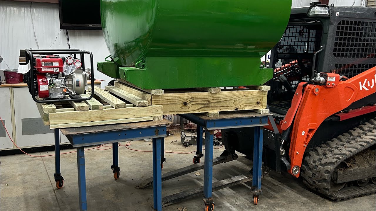 Two Pump, Step by Step jet mixed Hydro seeder build for my business.