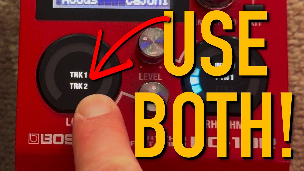 Boss RC-10R - How to use BOTH tracks at the SAME TIME