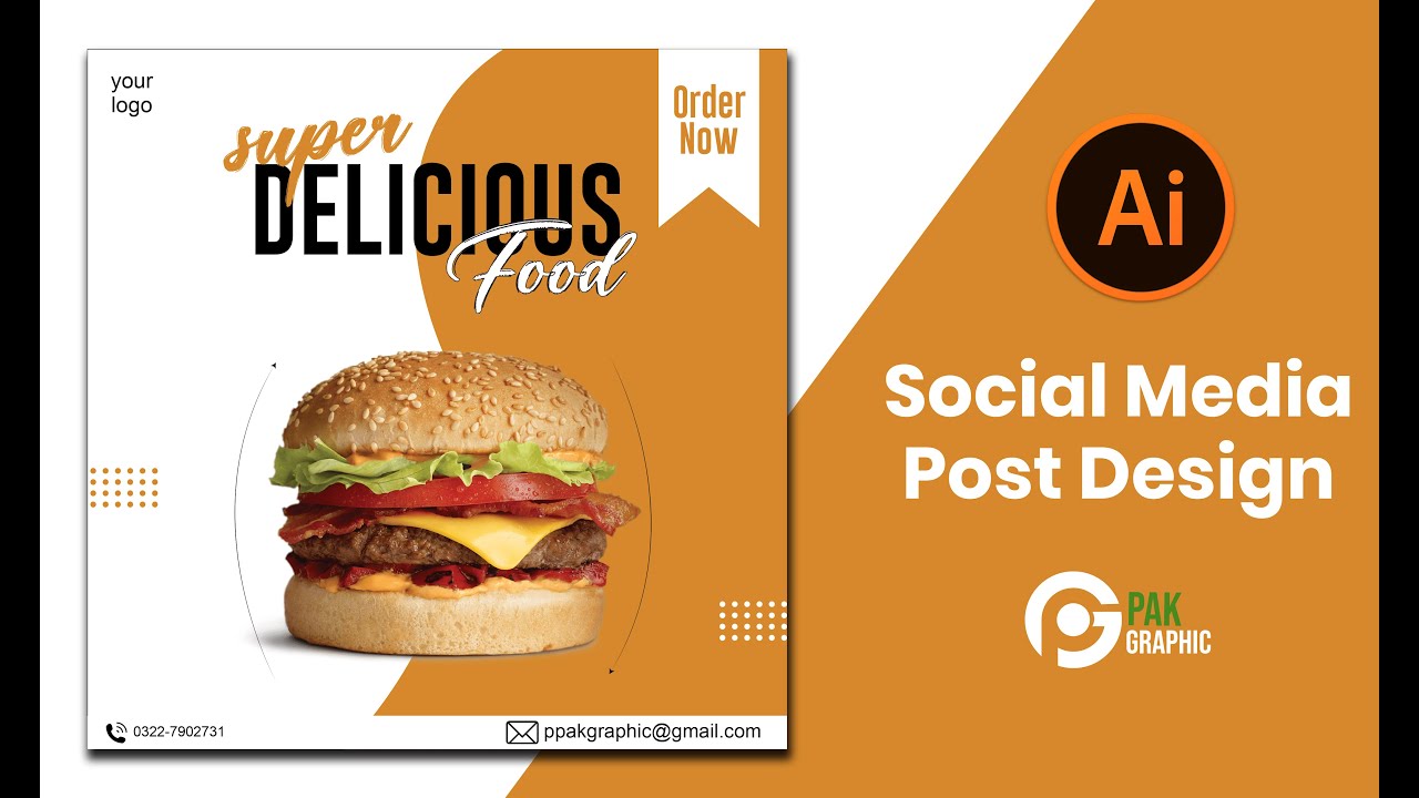Poster Design | Flyer Design | Social Media Post Design | Illustrator Tutorial