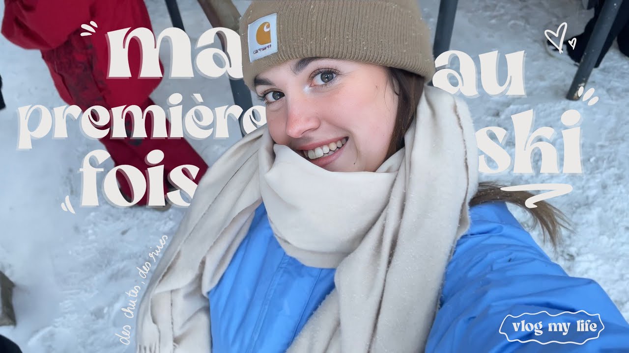 VLOG MY LIFE : ma première fois au ski (catastrophique) 🎿🌨️🥶