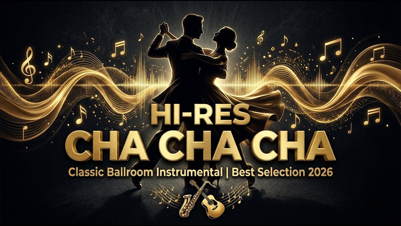 Hi-Res Cha Cha Cha Saxophone & Guitar – Classic Ballroom Instrumental | Best Selection 2026 🎷作業用BGM