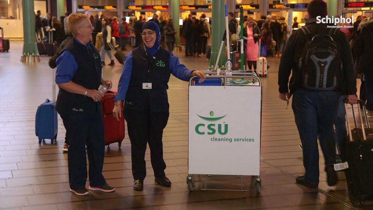 Start je baan op Schiphol: Schoonmakers