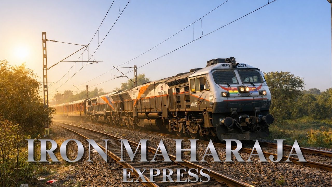 WDP4B 40078 “Onakke Obavva” & 40021 Hauling India’s Most Luxurious Train | Maharajas’ Express🚆👑