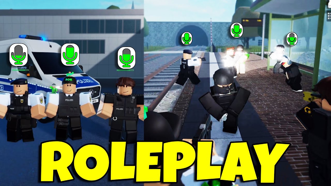 BUNDESPOLIZEI ROLEPLAY mit FUNK und VOICE-CHAT| ROBLOX Deutsch Emergency Hamburg