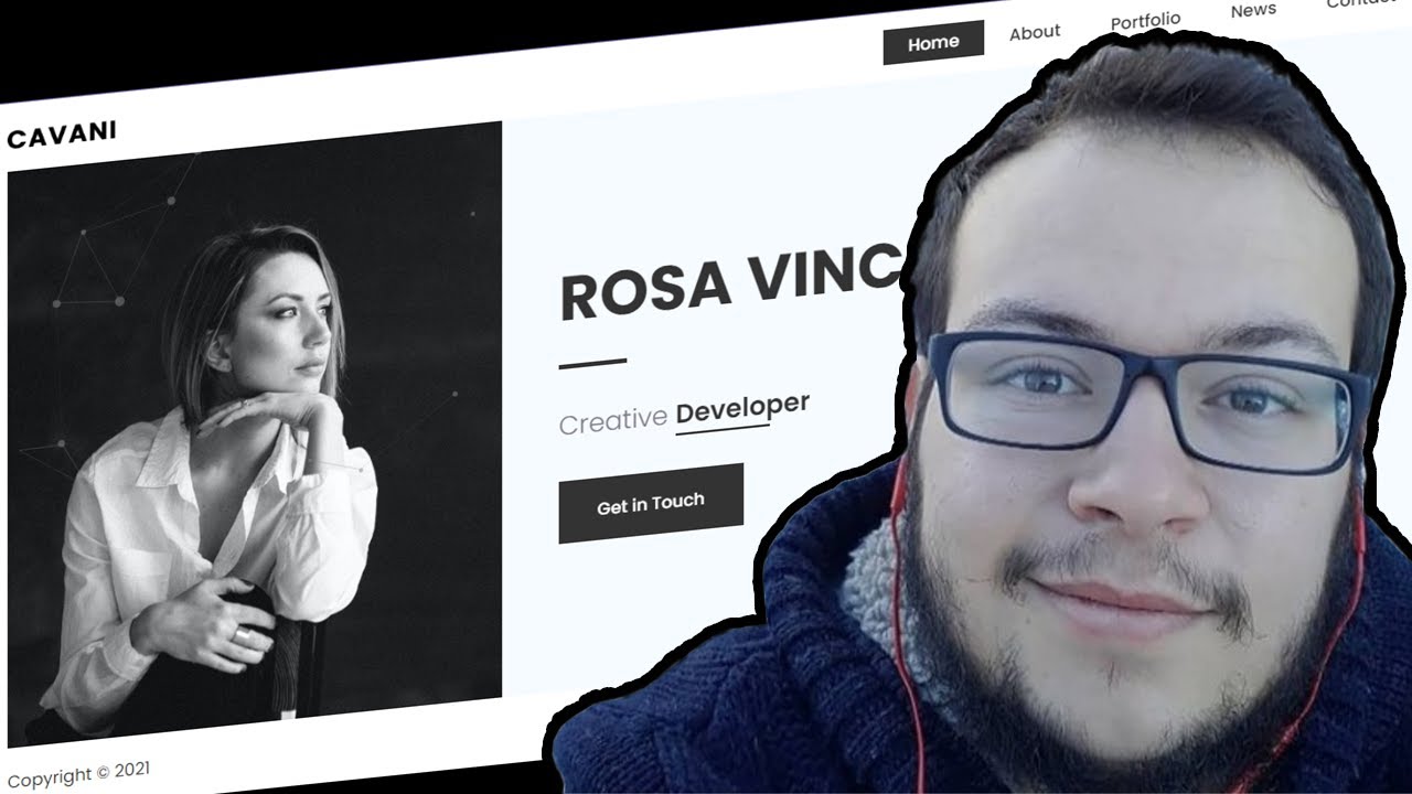 SADECE HTML İLE WEB SİTESİ YAPIMI (PORTFOLYO CV TASARIMI)