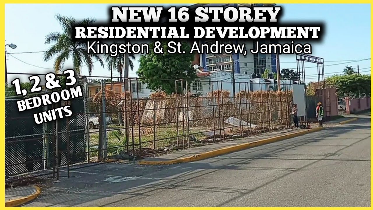 NEW 16 STOREY Residential Dev| 1, 2, & 3 Bedroom Units| Kingston & St. Andrew, Jamaica| KEDESCIA