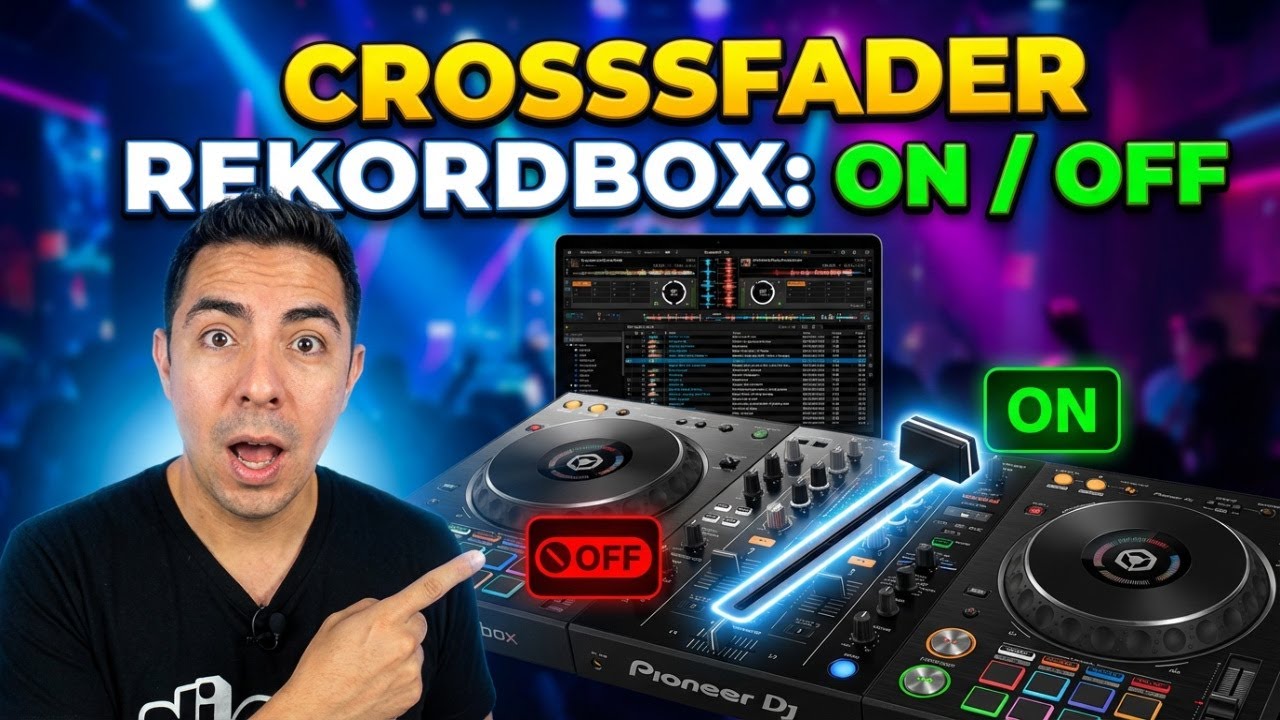 Como Activar o Desactivar el Crossfader en Rekordbox