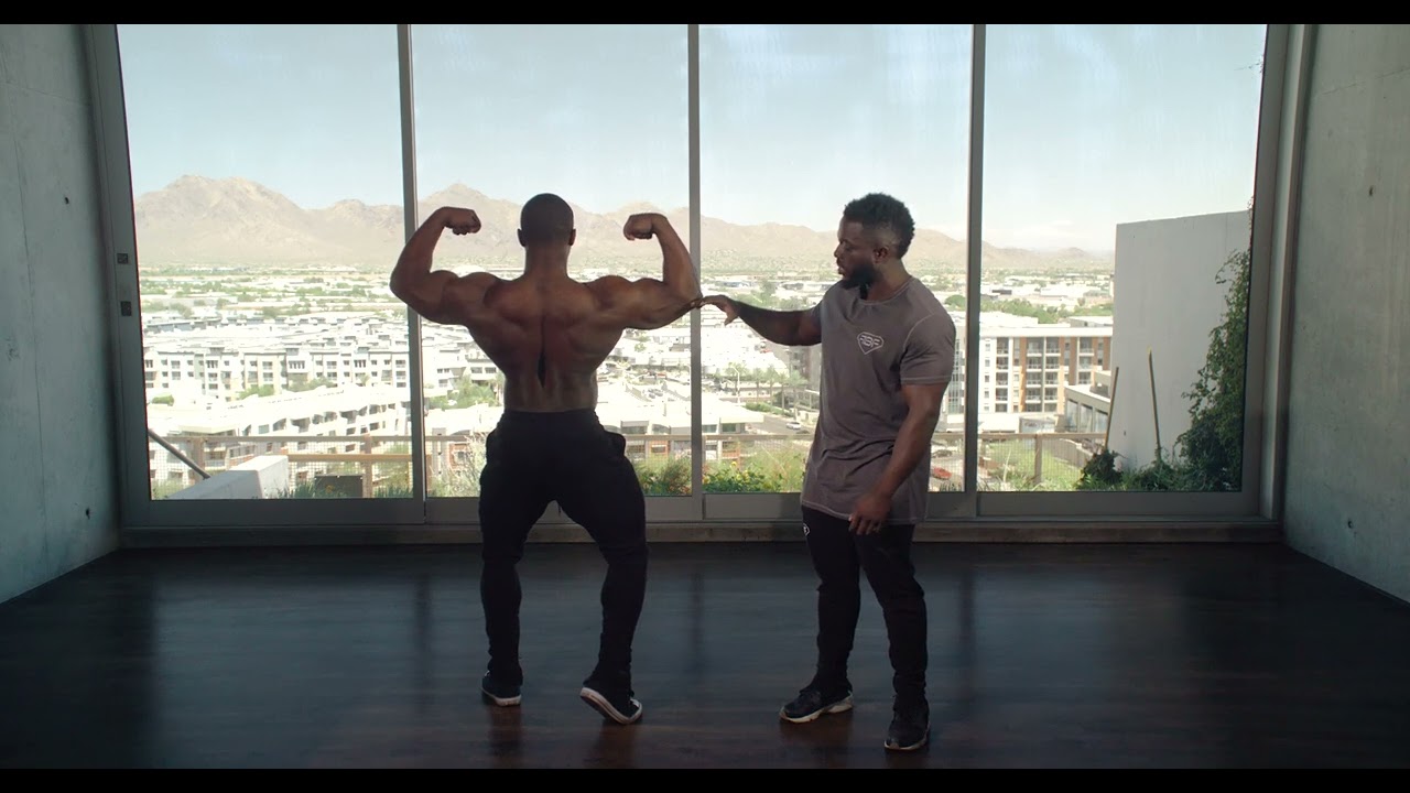 Coaches Ruff & Paul demonstrate the Classic Physique Rear Double Bicep Pose