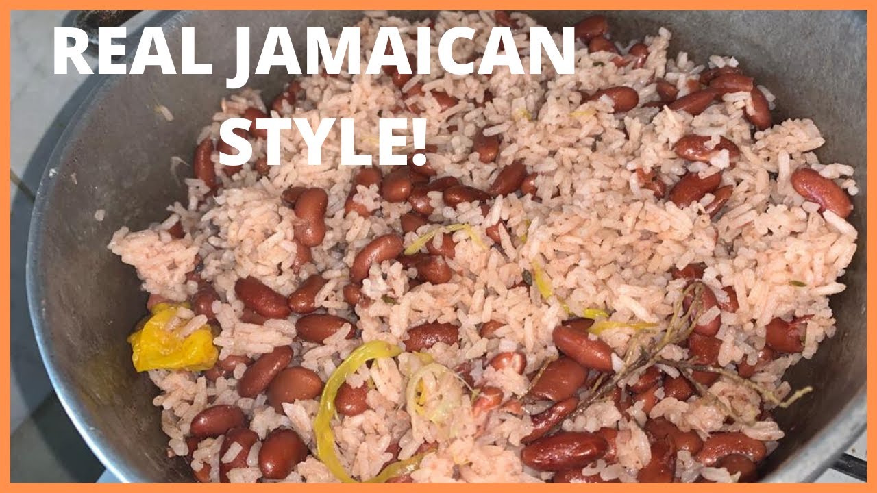 Authentic Jamaican Rice and Peas | Quick and Easy Rice and Peas recipe