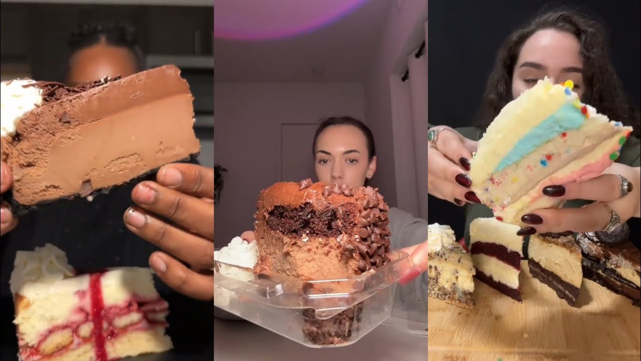 ASMR COMPILATION TIKTOK CHEESECAKE FACTORY🍰