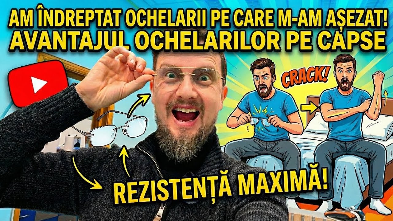 M-AM AȘEZAT PE OCHELARI ȘI I-AM ÎNDREPTAT! 😱 Avantajul Ramelor pe Capse: Rezistență Maximă!
