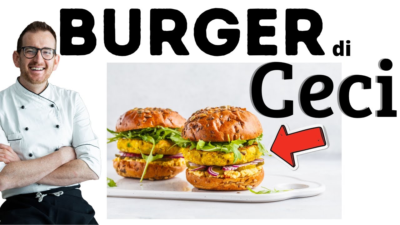 Burger SOLO di Legumi (Ceci) - Vegan burger & Senza Glutine